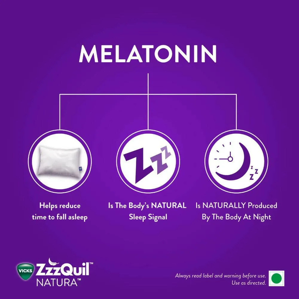 Vicks ZzzQuil Natura Melatonin Sleep Gummies 10 gummies 3.webp